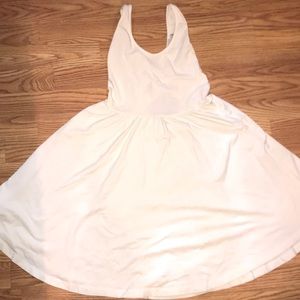 white asos dress